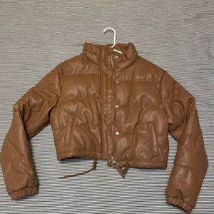 Cropped Leather Jacket!